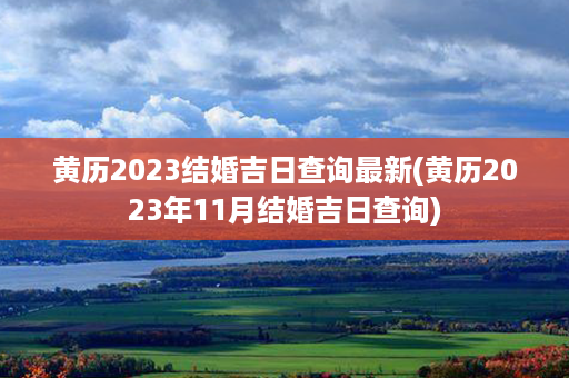 黄历2023结婚吉日查询最新(黄历2023年11月结婚吉日查询)第1张-八字查询