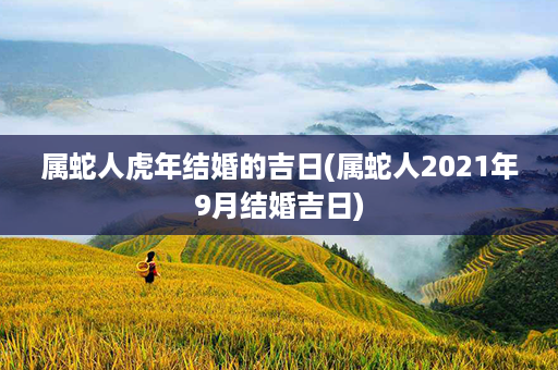 属蛇人虎年结婚的吉日(属蛇人2021年9月结婚吉日)第1张-八字查询