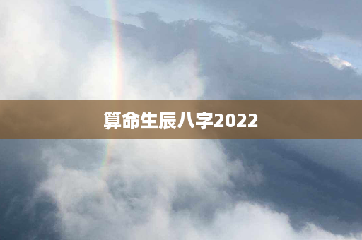 算命生辰八字2022第1张-八字查询