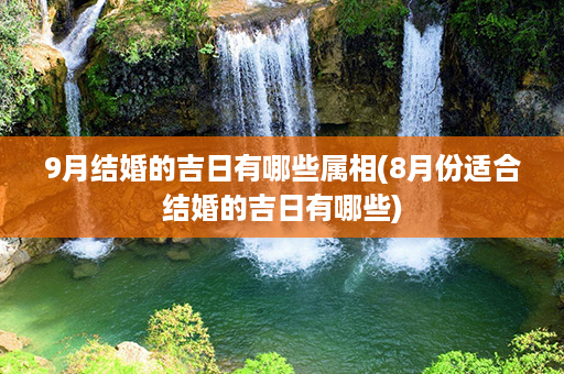 9月结婚的吉日有哪些属相(8月份适合结婚的吉日有哪些)第1张-八字查询