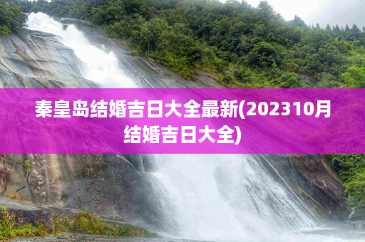 秦皇岛结婚吉日大全最新(202310月结婚吉日大全)第1张-八字查询