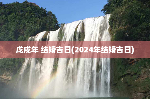 戊戌年 结婚吉日(2024年结婚吉日)第1张-八字查询