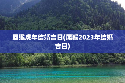 属猴虎年结婚吉日(属猴2023年结婚吉日)第1张-八字查询