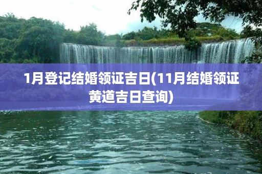 1月登记结婚领证吉日(11月结婚领证黄道吉日查询)第1张-八字查询