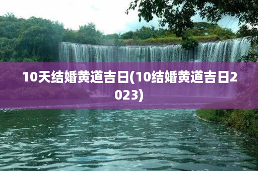 10天结婚黄道吉日(10结婚黄道吉日2023)第1张-八字查询