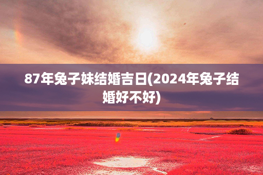 87年兔子妹结婚吉日(2024年兔子结婚好不好)第1张-八字查询