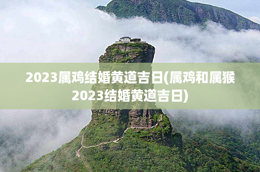 2023属鸡结婚黄道吉日(属鸡和属猴2023结婚黄道吉日)第1张-八字查询