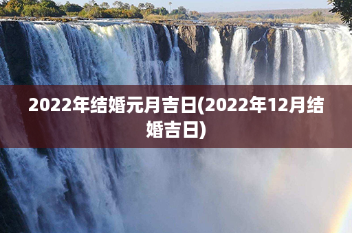 2022年结婚元月吉日(2022年12月结婚吉日)第1张-八字查询