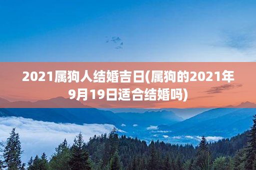 2021属狗人结婚吉日(属狗的2021年9月19日适合结婚吗)第1张-八字查询