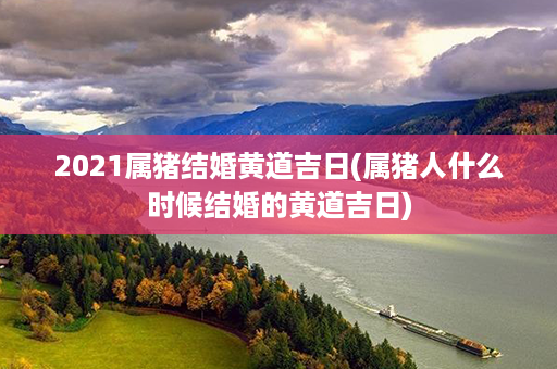 2021属猪结婚黄道吉日(属猪人什么时候结婚的黄道吉日)第1张-八字查询