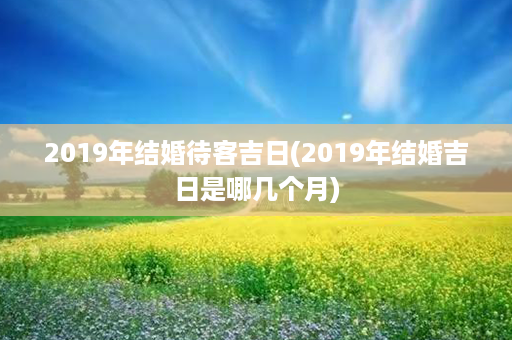 2019年结婚待客吉日(2019年结婚吉日是哪几个月)第1张-八字查询