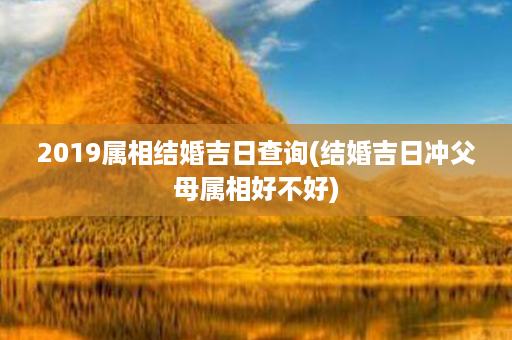 2019属相结婚吉日查询(结婚吉日冲父母属相好不好)第1张-八字查询