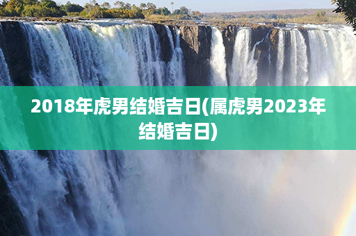 2018年虎男结婚吉日(属虎男2023年结婚吉日)第1张-八字查询