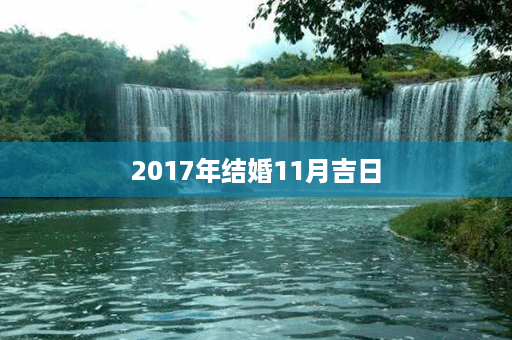 2017年结婚11月吉日第1张-八字查询