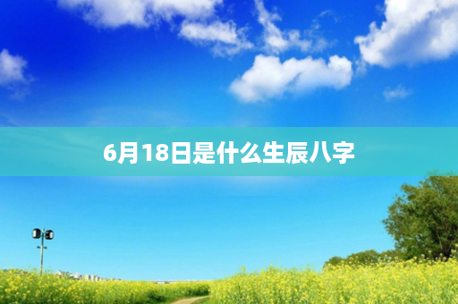 6月18日是什么生辰八字第1张-八字查询