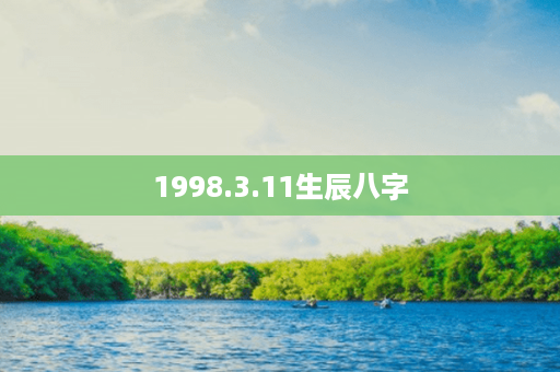 1998.3.11生辰八字第1张-八字查询