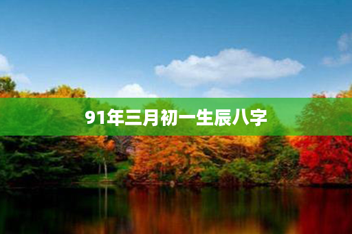 91年三月初一生辰八字第1张-八字查询