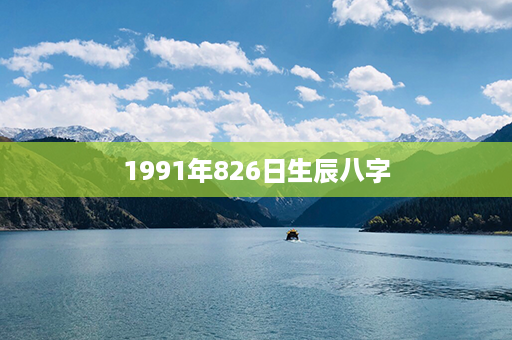 1991年826日生辰八字第1张-八字查询