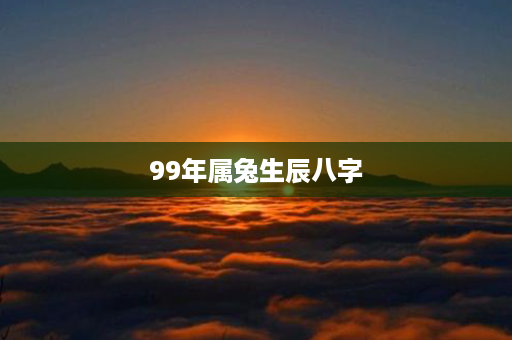 99年属兔生辰八字第1张-八字查询