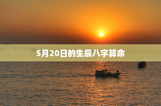 5月20日的生辰八字算命第1张-八字查询