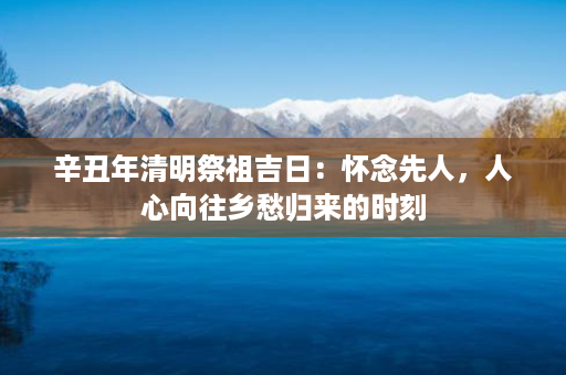 辛丑年清明祭祖吉日：怀念先人，人心向往乡愁归来的时刻第1张-八字查询