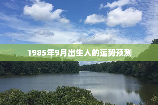 1985年9月出生人的运势预测第1张-八字查询